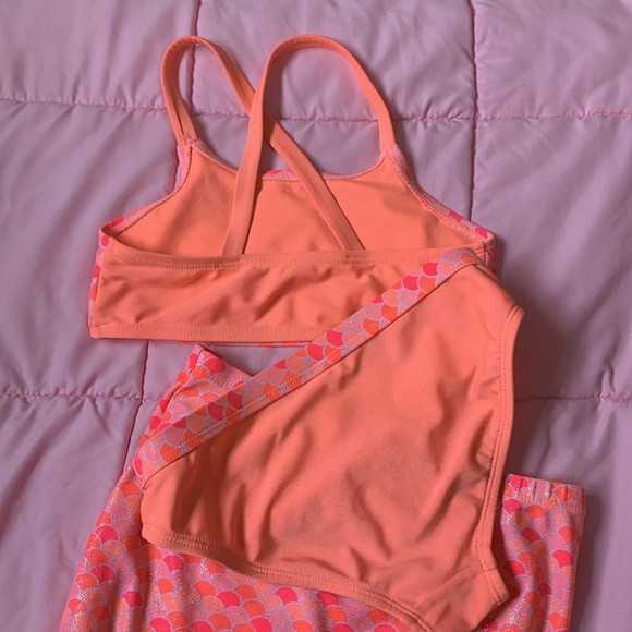 Wonder Nation Girls Mermaid Swim Suit size 7-8 - Picture 3 of 8